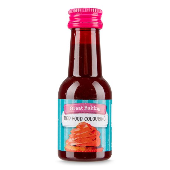 Red Food Colouring 38ml Great Baking